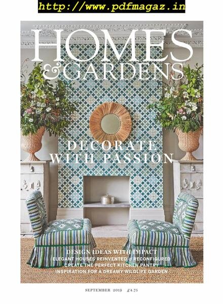 Homes & Gardens UK – September 2019 Cover