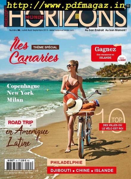 Horizons Monde – juillet 2019 Cover