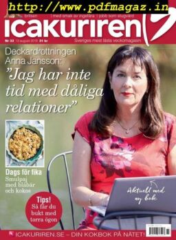 Icakuriren – 13 augusti 2019