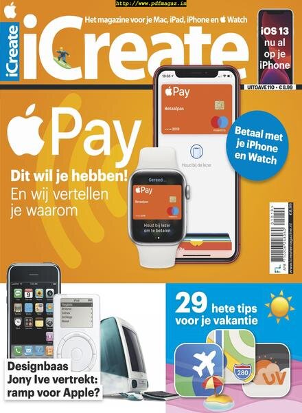 iCreate Netherlands – juli 2019 Cover