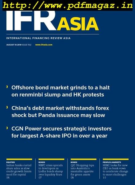 IFR Asia – August 10, 2019 Cover