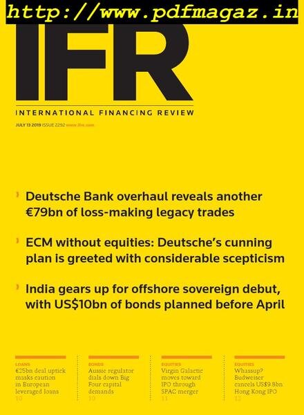 IFR Magazine – July 13, 2019 Cover