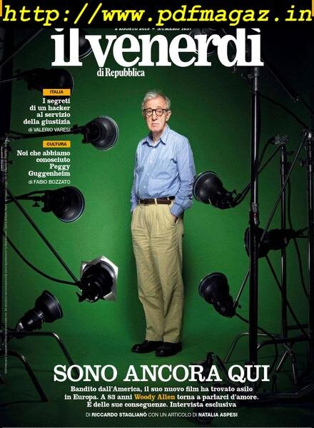 Il Venerdi di Repubblica – 2 Agosto 2019 Cover