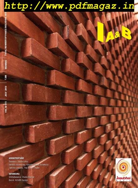 Indian Architect & Builder – July 2019 Cover