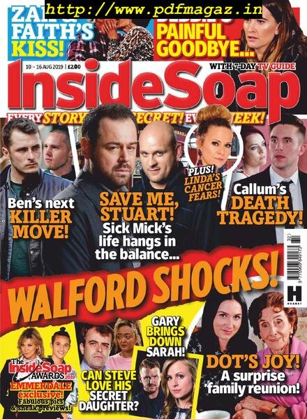 Inside Soap UK – 10 August 2019 Cover