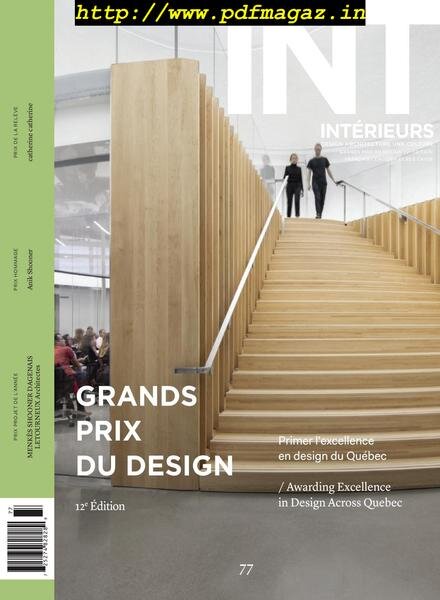 Interieurs Magazine – N 77, 2019 Cover
