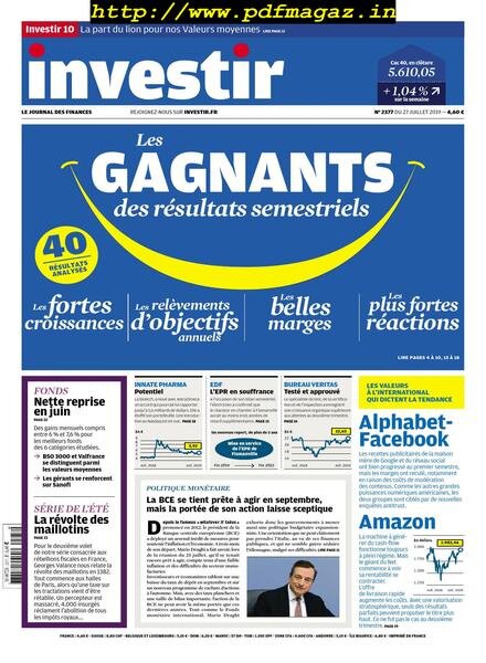 Investir – 27 Juillet 2019 Cover