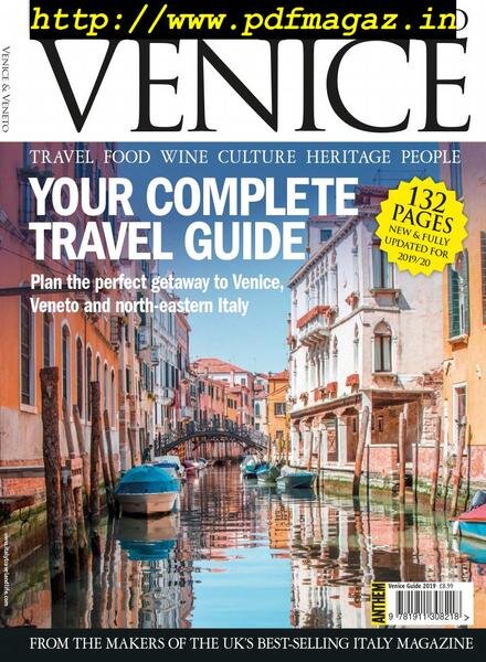Italia! Guide to Venice – July 2019 Cover