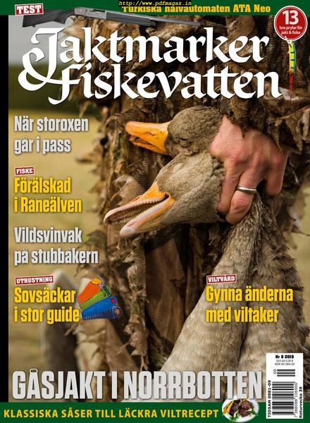 Jaktmarker & Fiskevatten – 21 augusti 2019 Cover