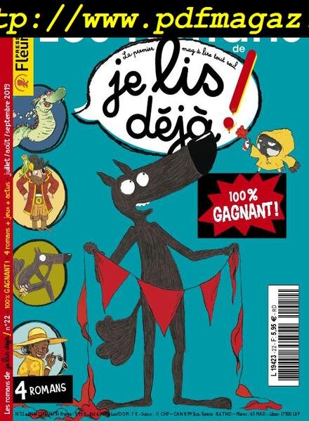 Je Lis Deja romans – juin 2019 Cover