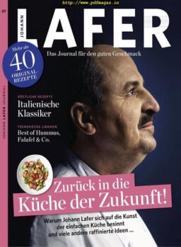Johann Lafer Journal – Mai 2019