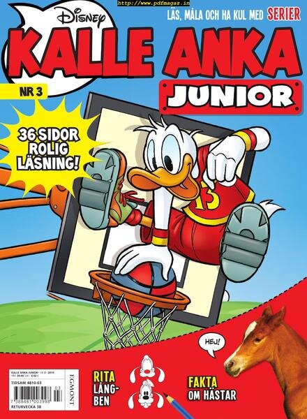 Kalle Anka Junior – 11 juli 2019 Cover