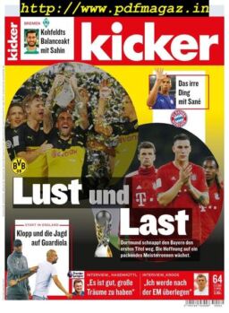 Kicker – 05 August 2019