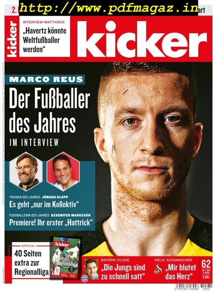 Kicker – 29 Juli 2019 Cover