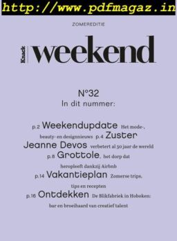 Knack Weekend – 7 Augustus 2019