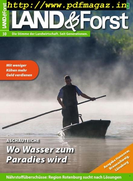 Land & Forst – Hannover, Braunschweig Luneburg – 23 Juli 2019 Cover