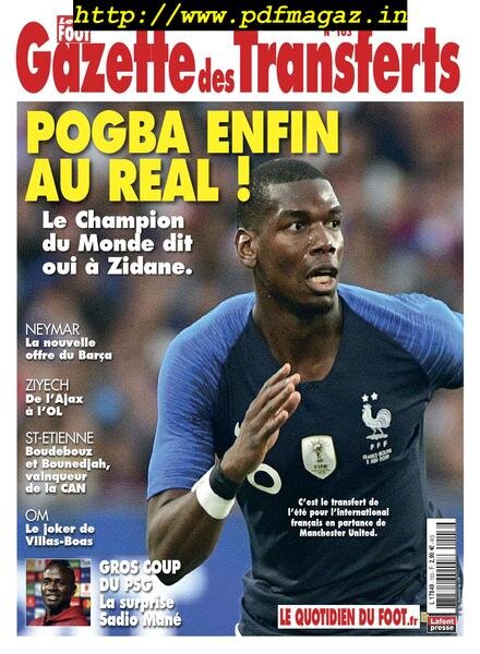 Le Foot Gazette des transferts – 28 juillet 2019 Cover