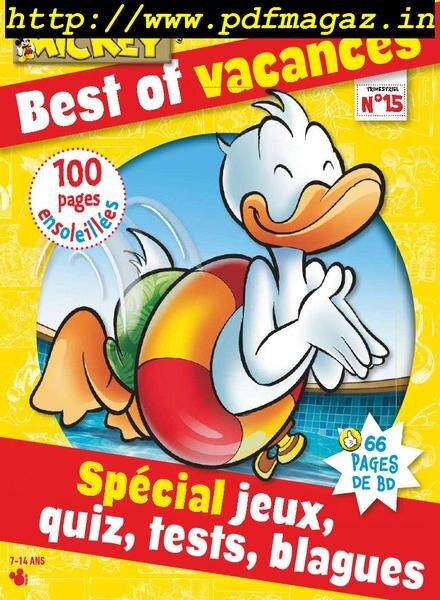 Le Journal de Mickey Best of – juillet 2019 Cover
