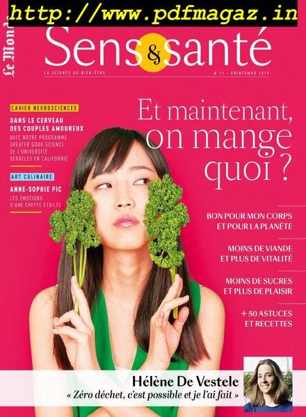Le Monde Sens & Sante – Printemps 2019 Cover