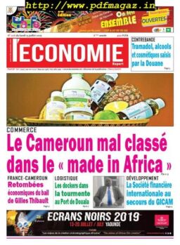 Le quotidien de l’economie magazine Afrique – 15 juillet 2019