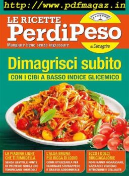 Le Ricette PerdiPeso – Luglio 2019