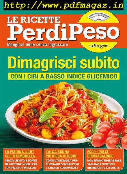 Le Ricette PerdiPeso – Luglio 2019 Cover