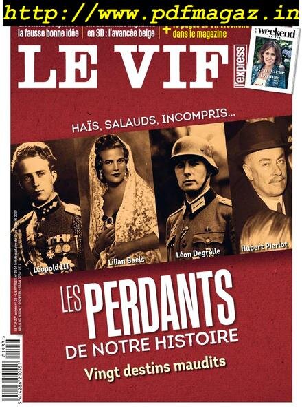 Le Vif L’Express – 15 Aout 2019 Cover