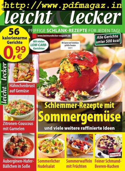 Leicht & Lecker – Juli-August 2019 Cover