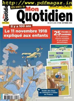 Les Docs de mon Quotidien – octobre 2018