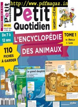 Les Fiches du Petit Quotidien – juillet 2018
