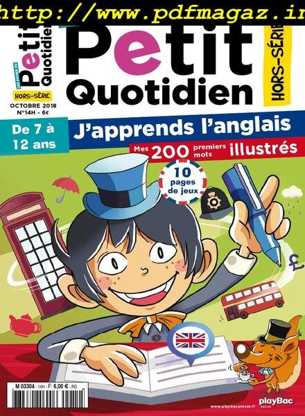 Les Fiches du Petit Quotidien – octobre 2018 Cover