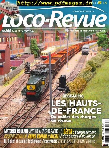 Loco-Revue – aout 2019 Cover