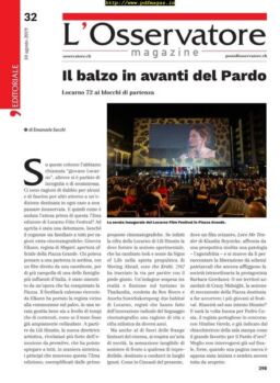 L’Osservatore – 10 agosto 2019