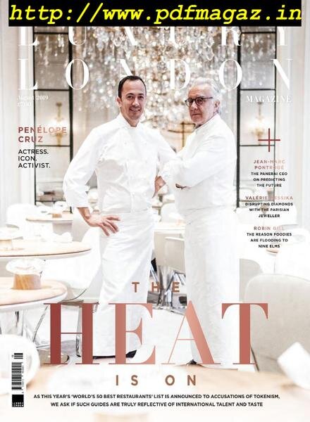 Luxury London – August 2019 Cover