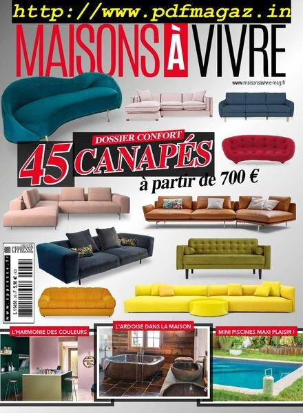 Maisons a Vivre – septembre 2019 Cover