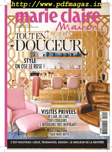 Marie Claire Maison France – septembre 2019 Cover