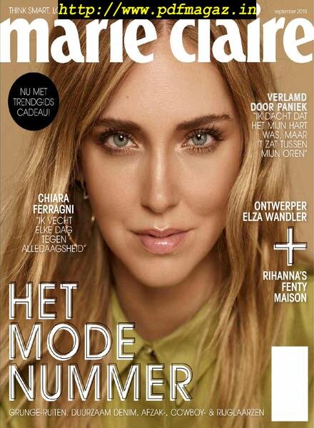 Marie Claire Netherlands – september 2019 Cover