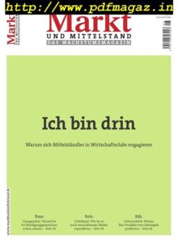 Markt und Mittelstand – Juli-August 2019
