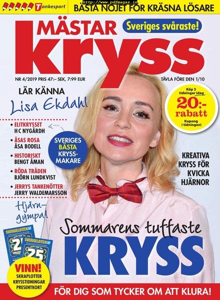Mastarkryss – 23 juli 2019 Cover