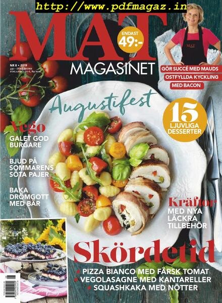 Matmagasinet – augusti 2019 Cover