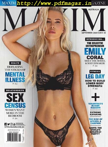 Maxim Australia – September 2019 Cover