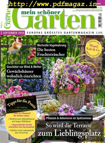Mein schOner Garten – September 2019 Cover