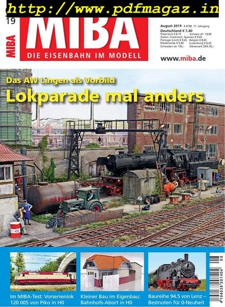 Miba – August 2019 Cover