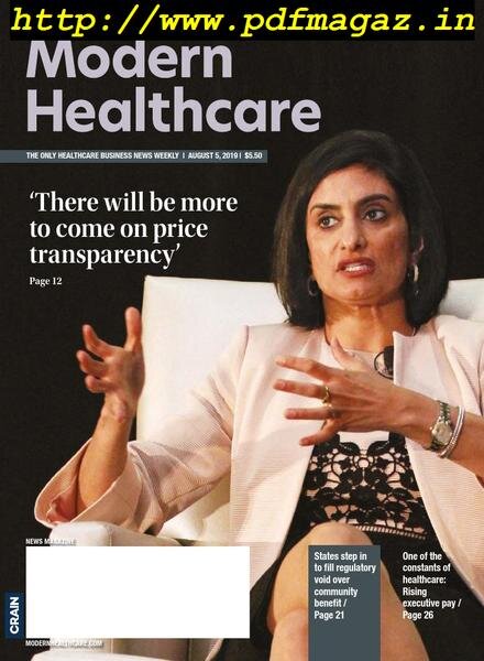 Modern Healthcare – August 05, 2019 Cover