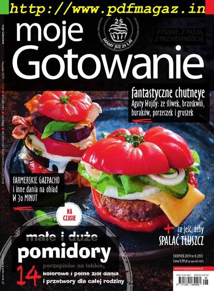 Moje Gotowanie – Sierpien 2019 Cover