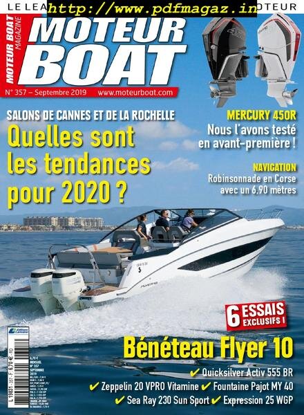 Moteur Boat – septembre 2019 Cover
