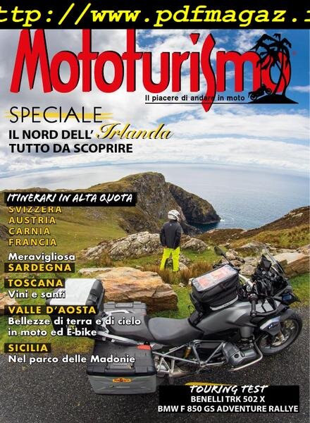 Mototurismo – Luglio-Agosto 2019 Cover