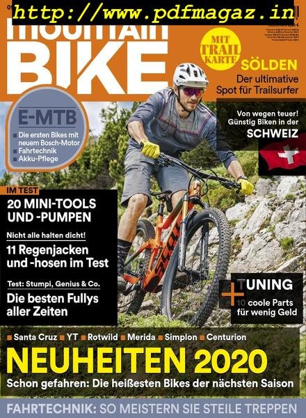 Mountainbike – August 2019 Cover