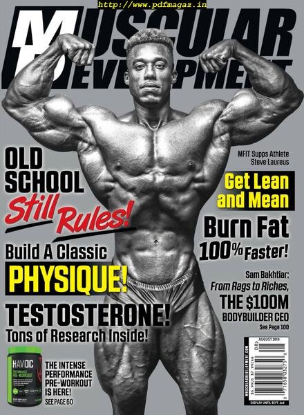Muscular Development – August 2019 Cover