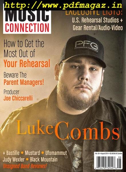 Music Connection – August 2019 Cover
